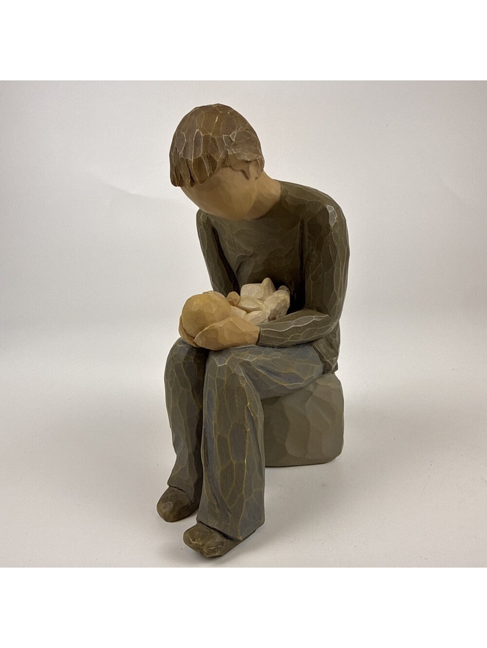 Willow Tree New Dad Figurine Susan Lordi Demdaco Father Baby Son Daughter Statue